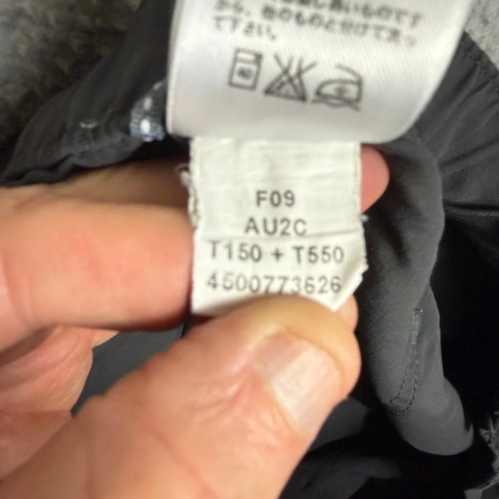 The North Face Mens Gray Convertible Zip Off Cargo Hiking Pants Size 40x32‎